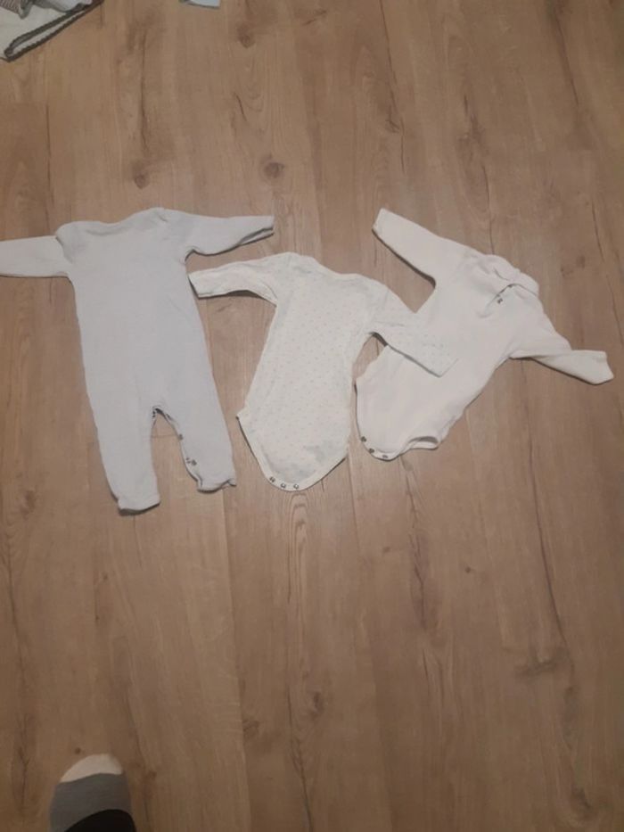 Lot bodys 3mois Petit Bâteau - photo numéro 2