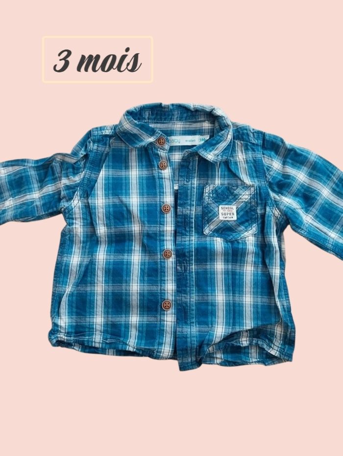 Chemise bébé 3 mois