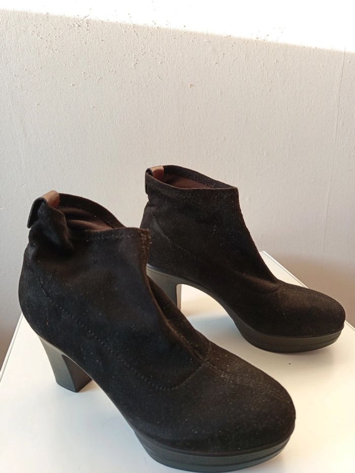 Bottines noires Tino Gonzalez