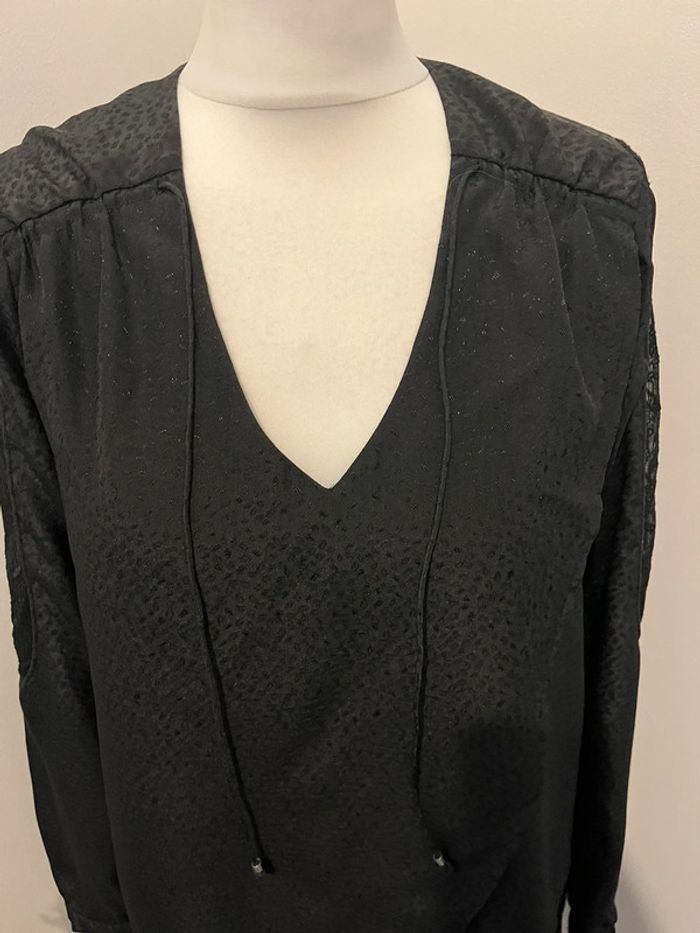 Robe noire effet satiné Ikks S - photo numéro 3