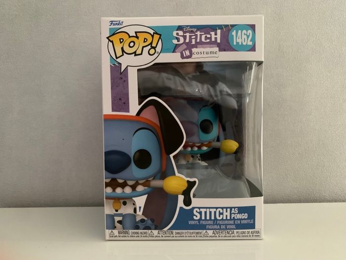 Funko pop Disney stitch in costume 1462 stitch as pongo