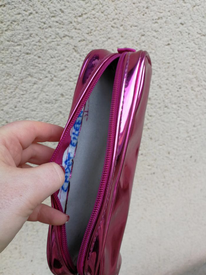 Trousse Oxford rose éléctrique brillante - photo numéro 3