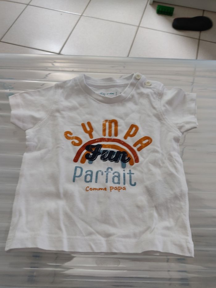 T-shirt manche courte 3 mois