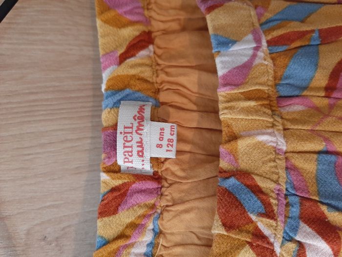 Jupe Multicolore Feuilles 8ans - photo numéro 4