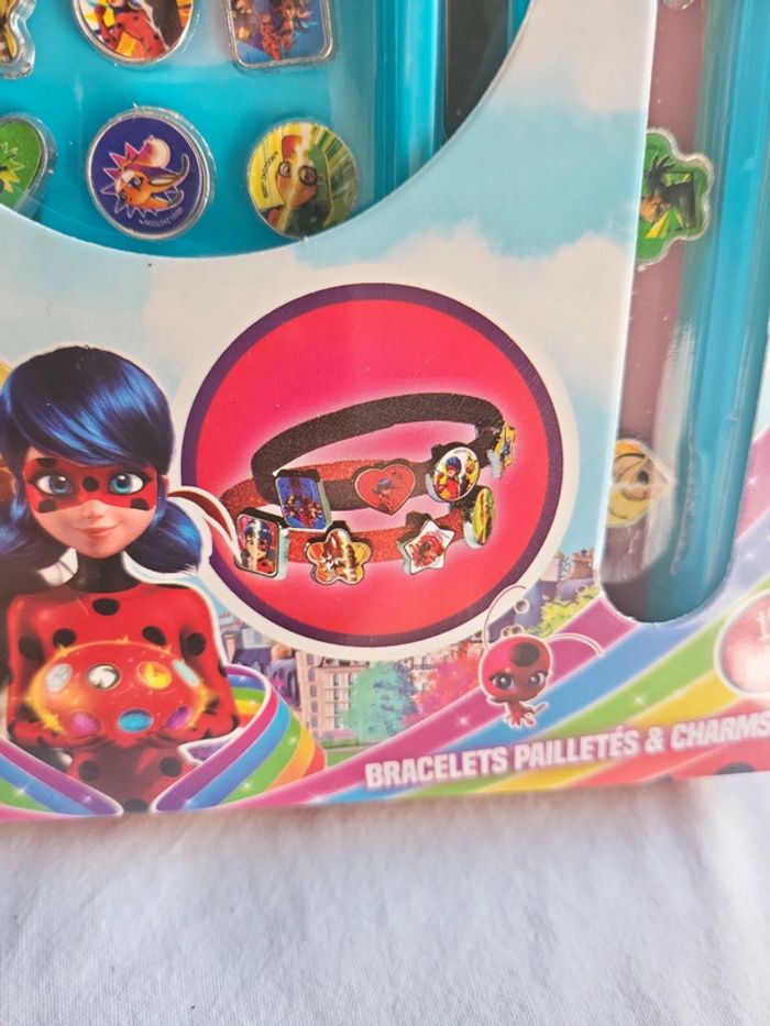 Bracelets paillettés charms miraculous ladybug - photo numéro 2
