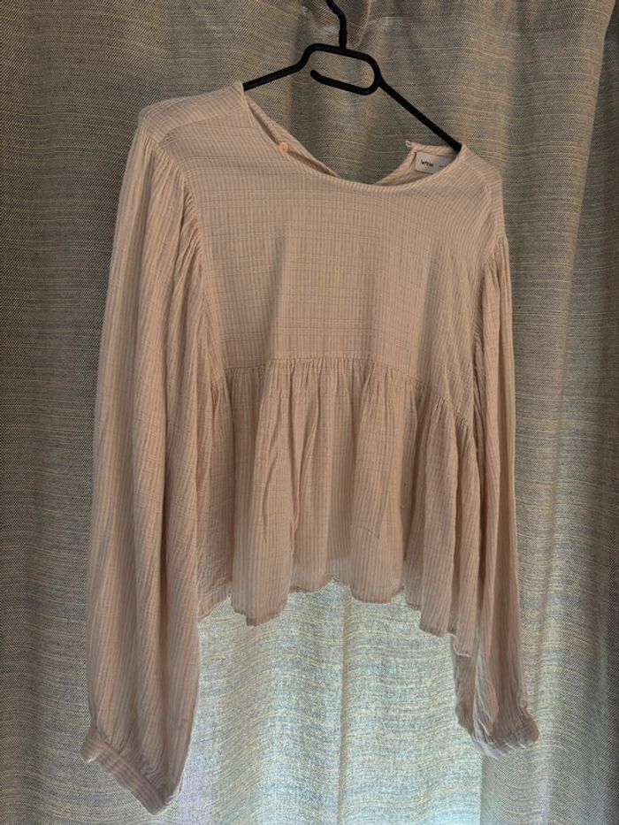 Blouse légère manches bouffantes - photo numéro 3