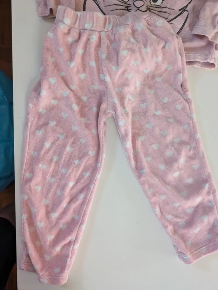 Pyjama velours Disney chaton Marie Aristochats fille 3 ans - photo numéro 7