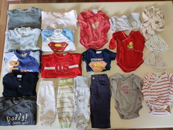 Lot vêtements bébé garçon
