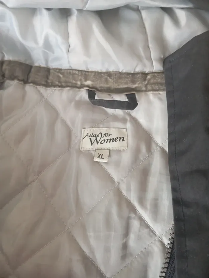 Manteau mi long noir t xl - photo numéro 5