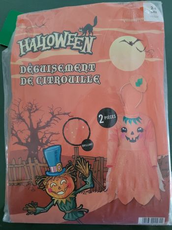 Déguisement citrouille 2/4 ans