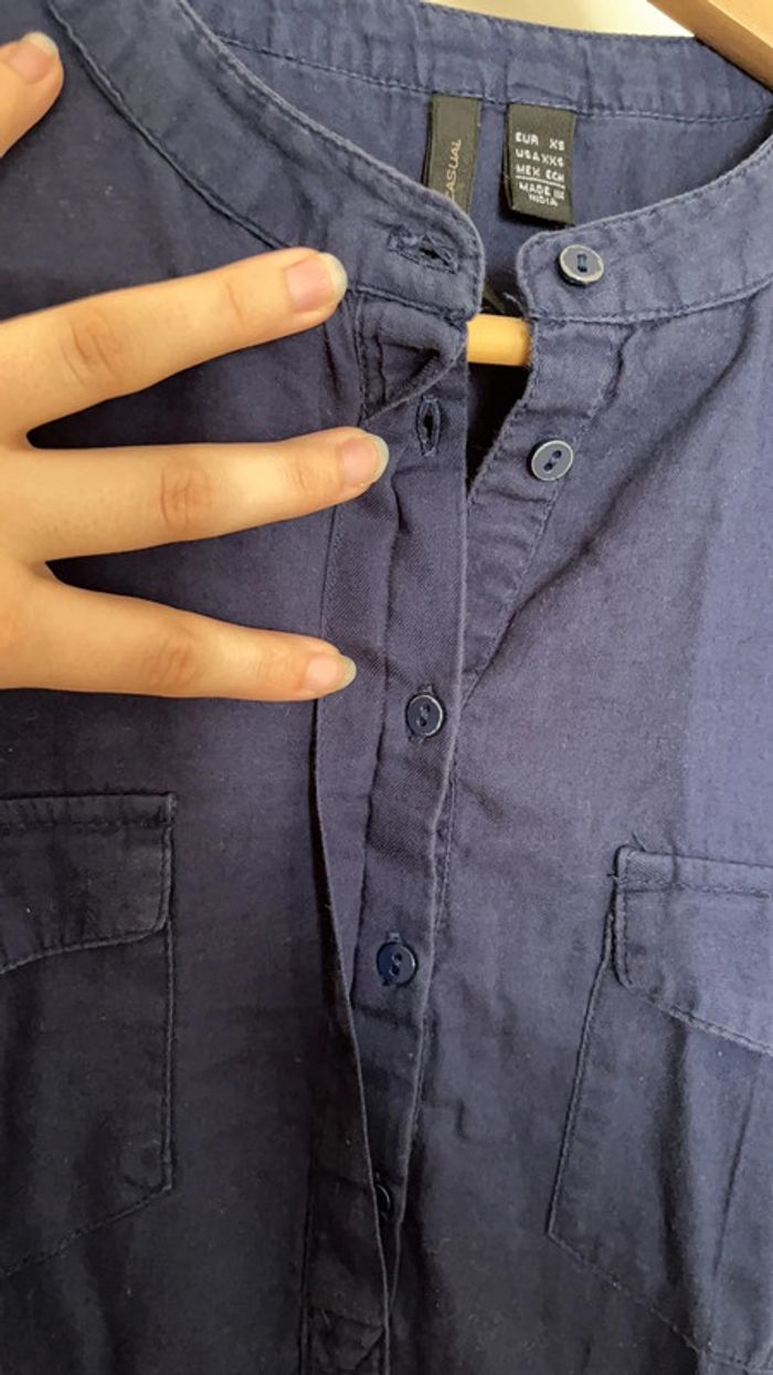 Robe bleu marine Mango - photo numéro 3