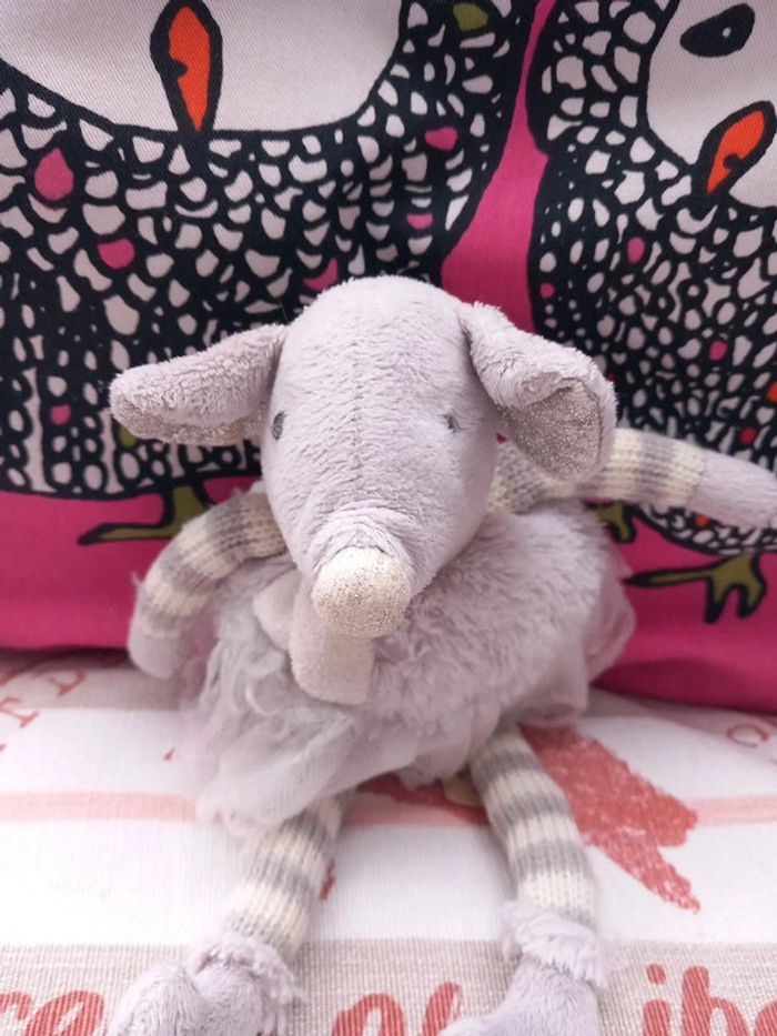 Peluche souris Louise Mansen 23 cm - photo numéro 5