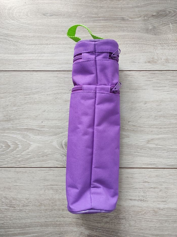 Sac isotherme 2 compartiments bledina violet et vert - photo numéro 2