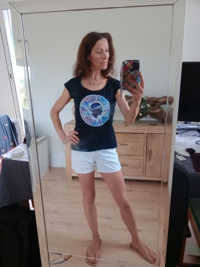 T-shirt femme m noir Corsica c85 - photo numéro 5