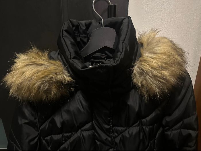 Doudoune Zara noir avec fourrure amovible - photo numéro 3