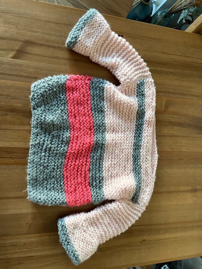 Pull fait main au crochet