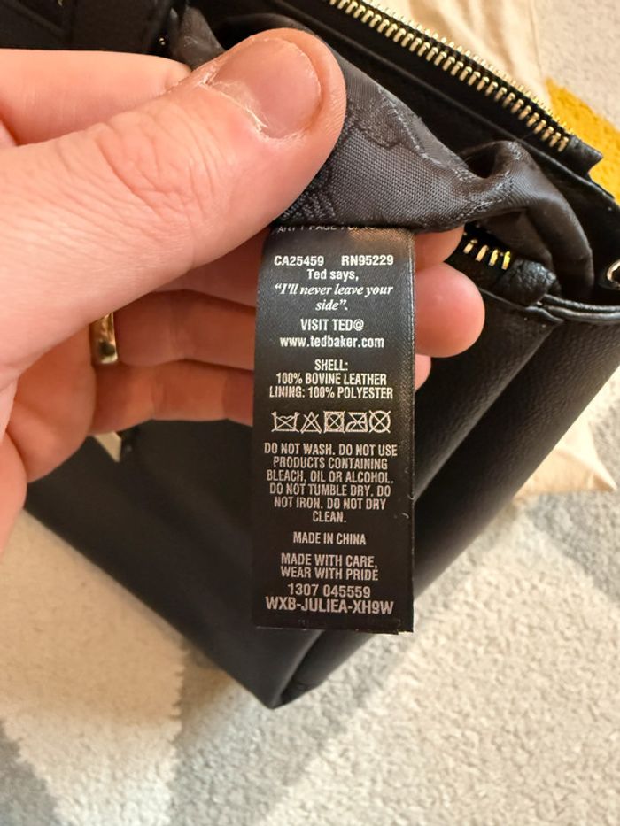 Sac à main en cuir Ted Baker - photo numéro 9