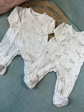 Lot 2 pyjamas coton taille 3 mois