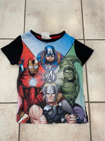 Teeshirt manches courtes 5ans Avengers Marvel