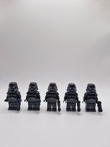 Figurines type lego 5 stormtroopers star wars