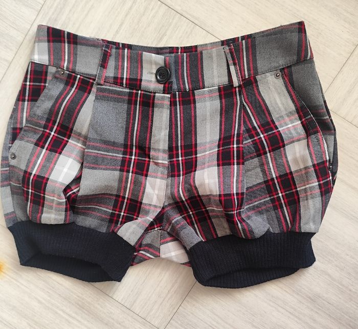 Short à carreaux