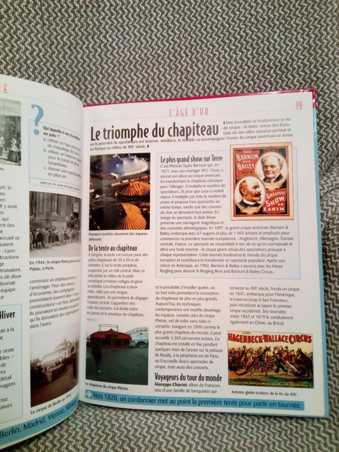 Le cirque - l'Atlas des Juniors Arts et Loisirs - Ed. Atlas Jeunesse - photo numéro 6
