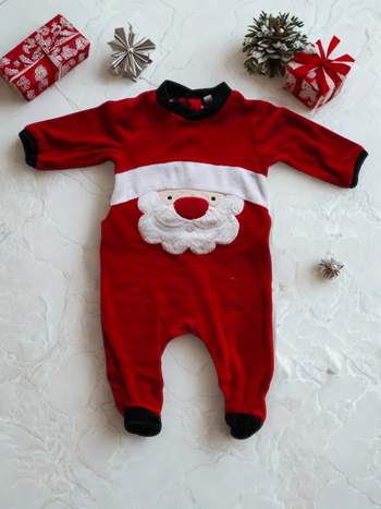 Pyjama Rouge Père Noël 6 mois