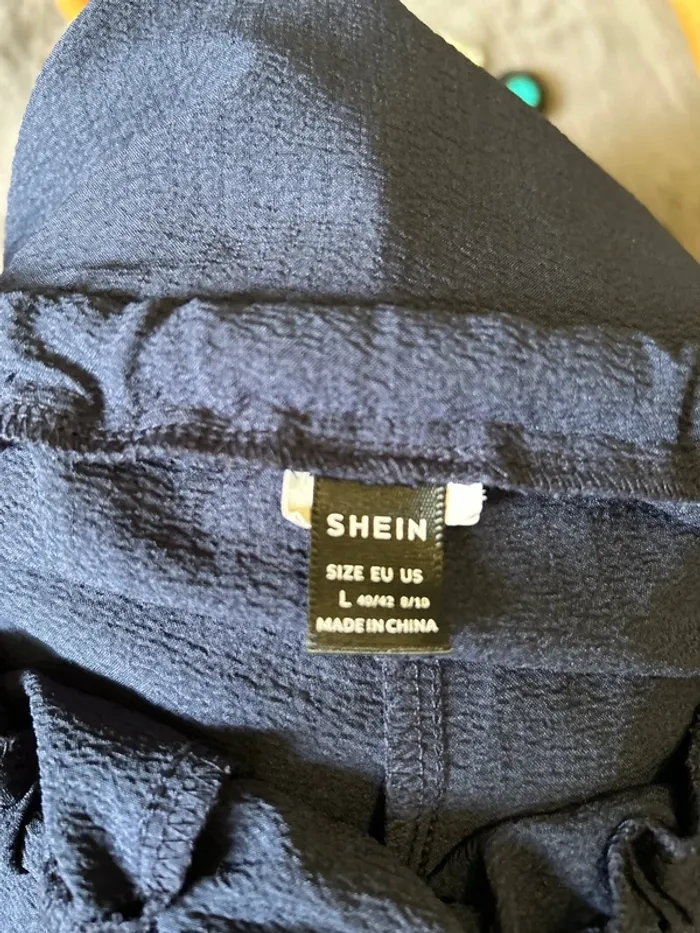 Pantalon large bleu - photo numéro 4