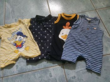 Combinaison short bébé