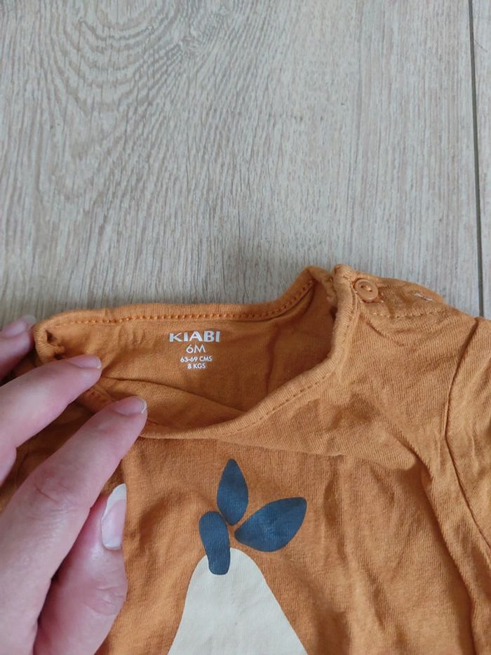 Ensemble teeshirt et pantalon 6 mois - photo numéro 2