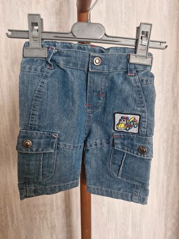Short bébé 3/6 mois Sans marque Coton