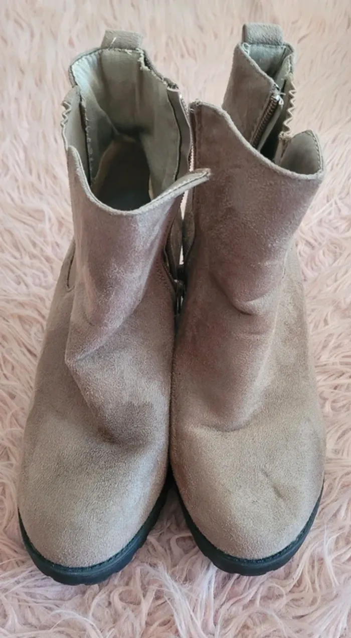 Bottines marrons