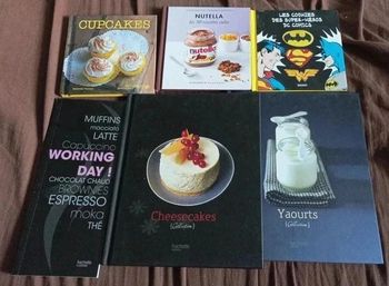 6 livres recettes gourmandes