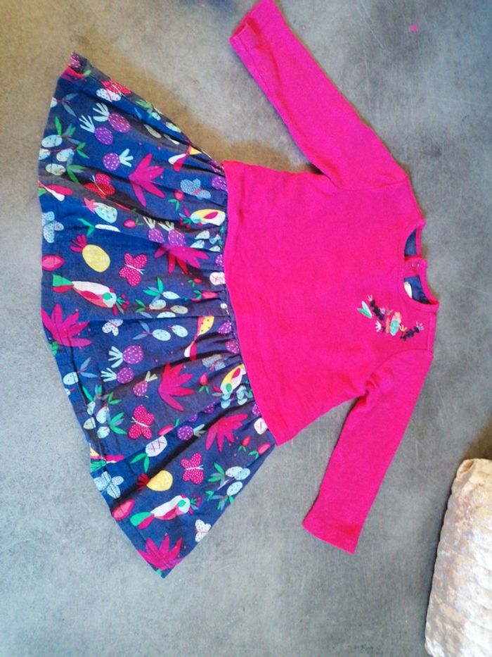 Robe pull colorée 12 mois
