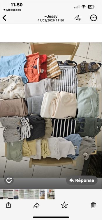  Lot vêtement garçon 24 mois 