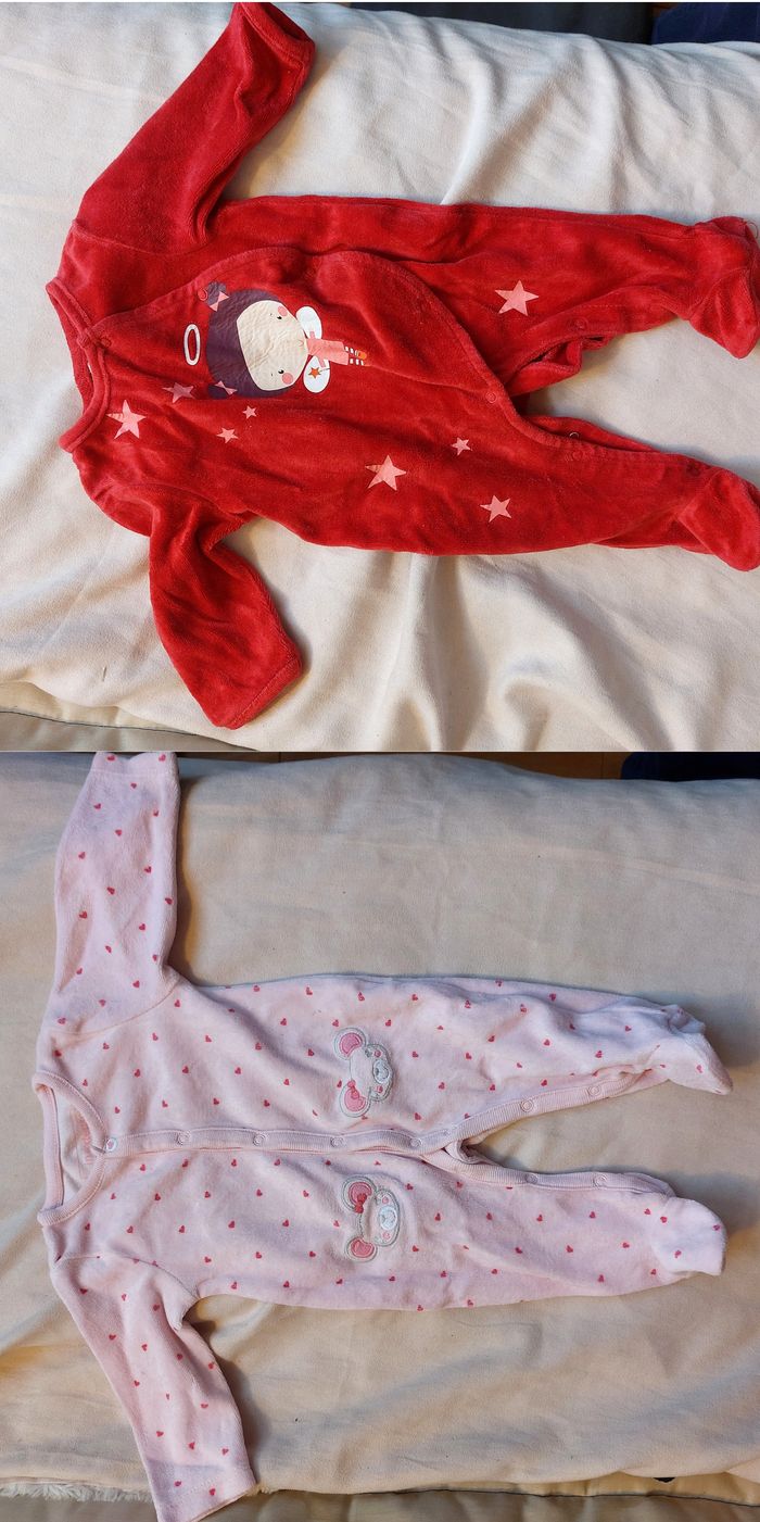 Lot Pyjamas hiver 1 mois - photo numéro 2