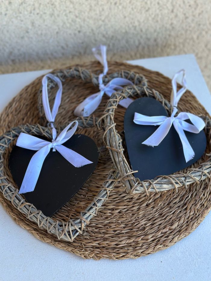 Lot de 3 cœurs ♥️ décoratifs à suspendre - photo numéro 6