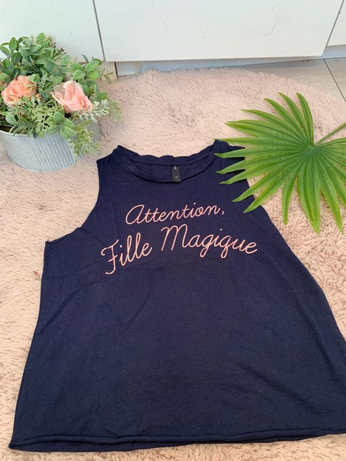 Débardeur bleu femme - photo numéro 2