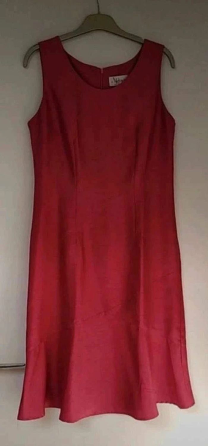 Robe sans manche framboise - photo numéro 2