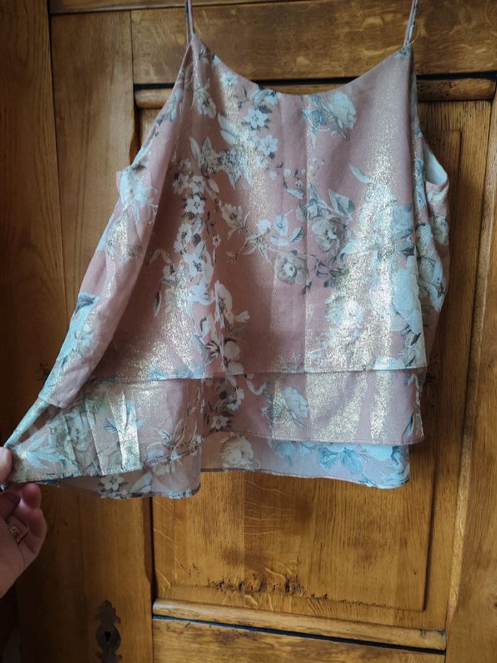 Top fleuri Mango taille M - photo numéro 4