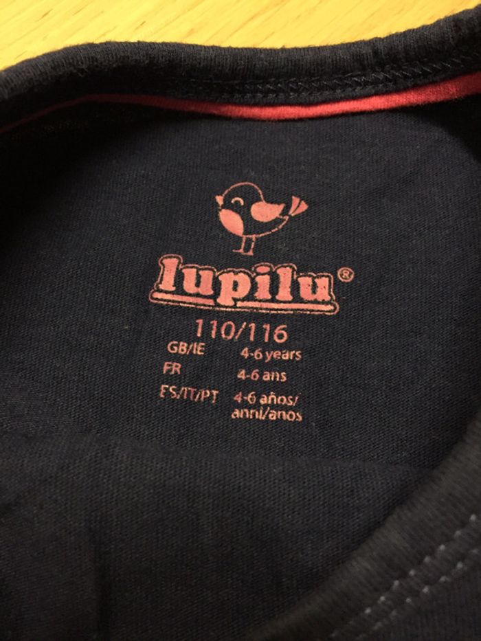 T-shirt marine ML - Lupilu - 4/6ans - photo numéro 4