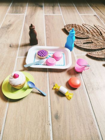 🍪Dinette pâtisseries gâteaux avec plateau en plastique