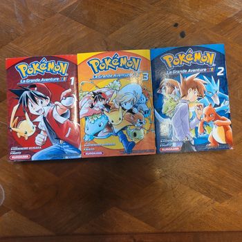 Lot manga Pokémon La grande aventure tome 1 à 3