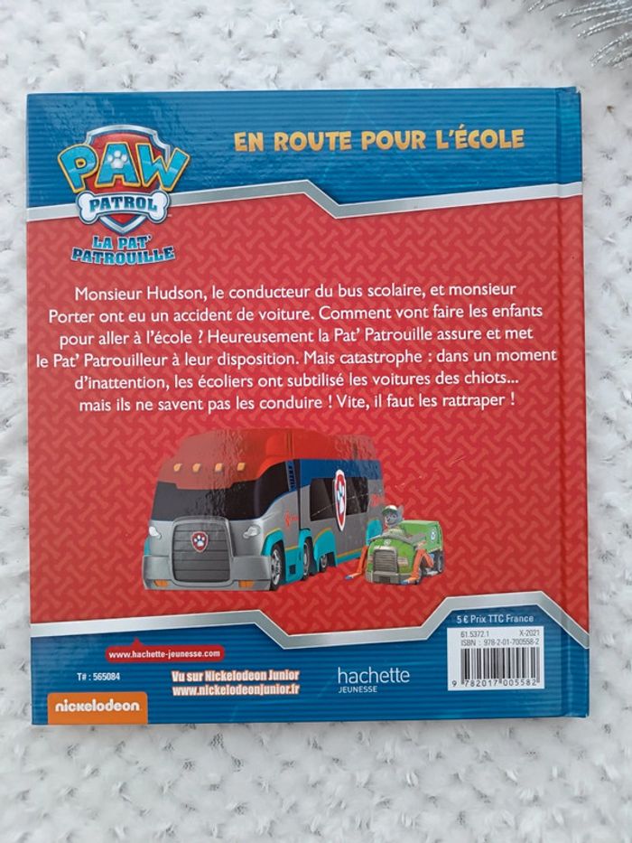 🔸Livre La Pat Patrouille - En Route Pour L'école - Hachette Jeunesse🔸 - photo numéro 2