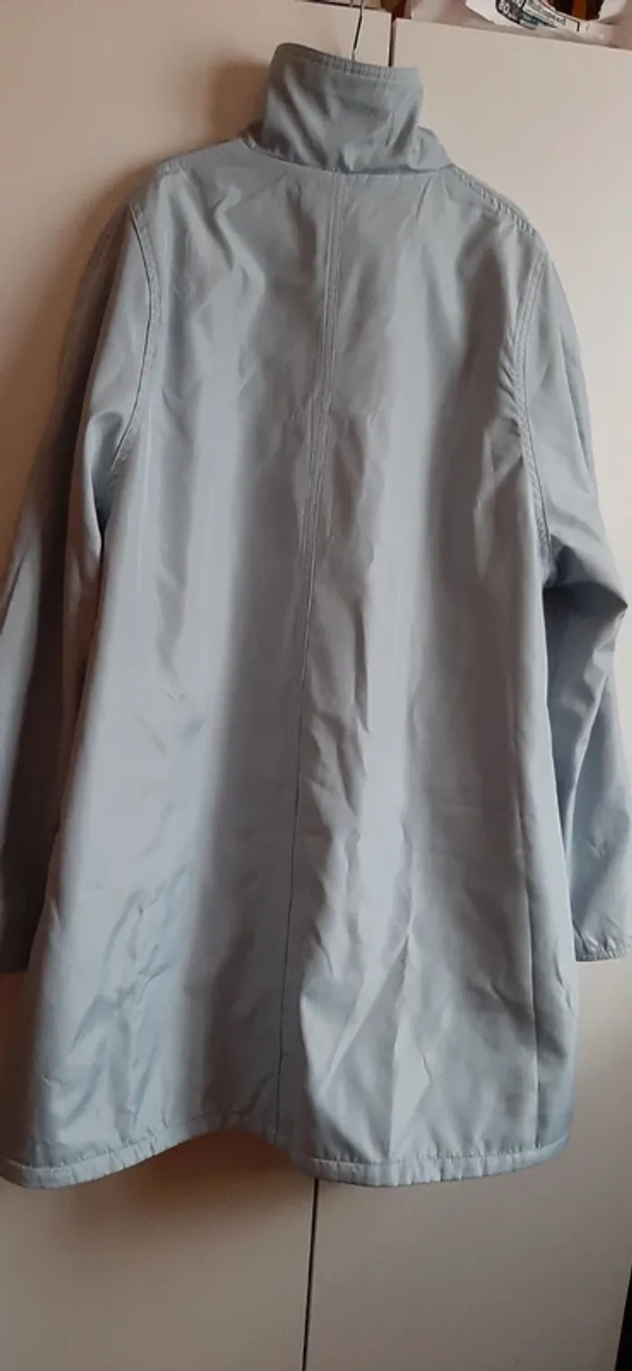 Imperméable réversible bleu marine et gris - photo numéro 4