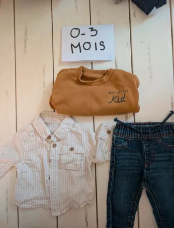 Tenue bébé garçon 0/3 mois