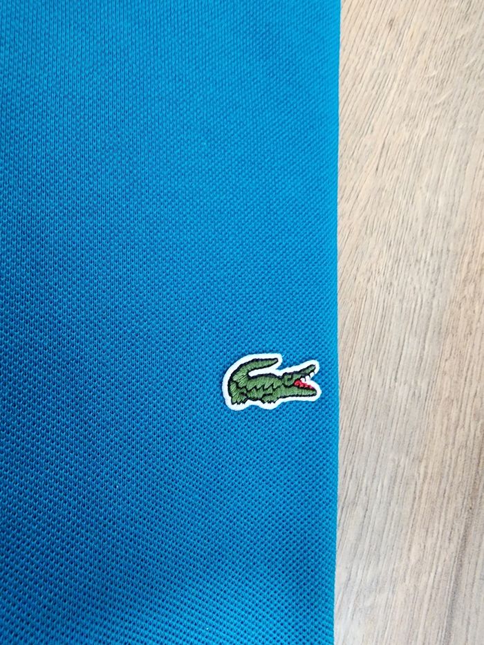 Polo lacoste bleu taille S neuf - photo numéro 4