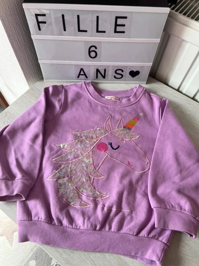 Pull licorne DPAM 6 ans
