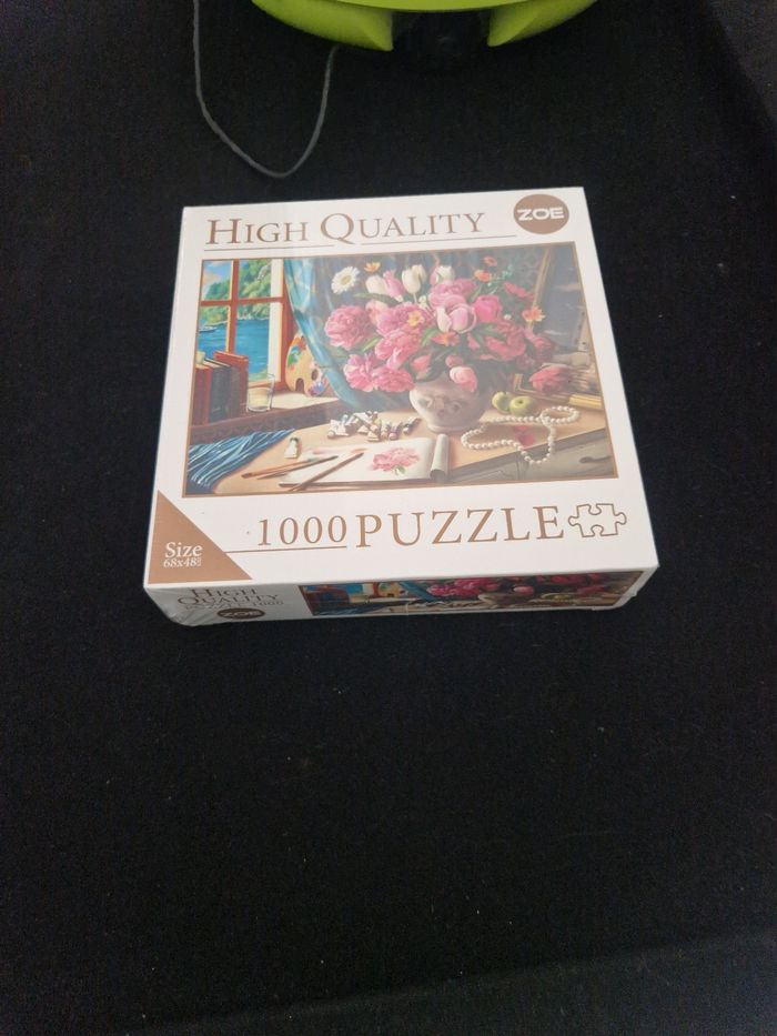 Puzzle Zoe Pink Roses 1000 pièces 68 x 48 cm - photo numéro 2
