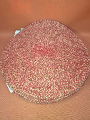 Lot de 8 Sets de Table Ronds en Jute Tressée (35 cm) – Neuf